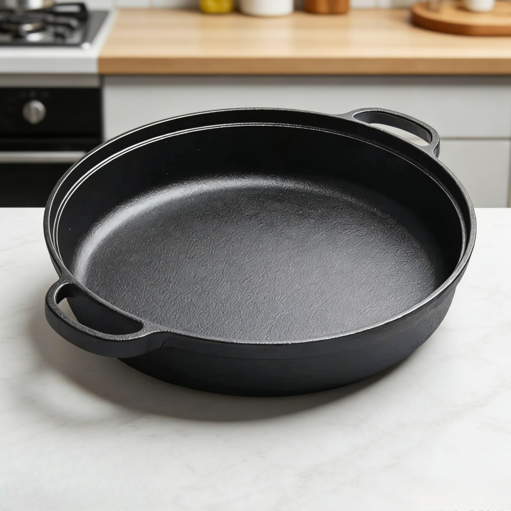 Skillet Cast Iron Camp - 1PCS Cast Iron Skillet with Handle
