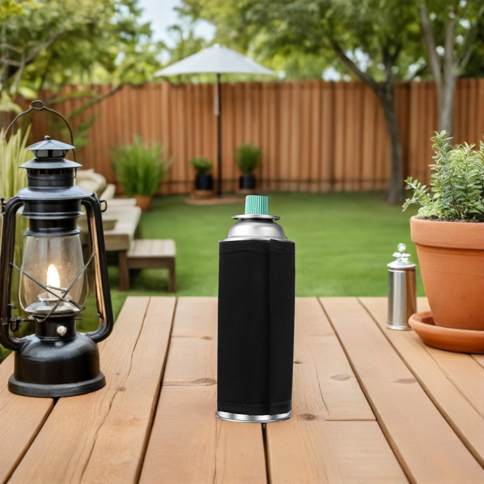 Camping Cooking Canister - Outdoor Gas Canister Cover Heavy-Duty Oxford