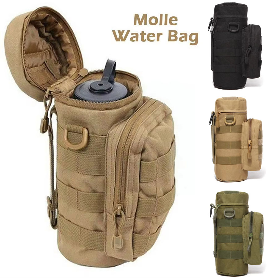 Camping Cooking Tin - Tactical Molle Water Bottle Bag Pouch