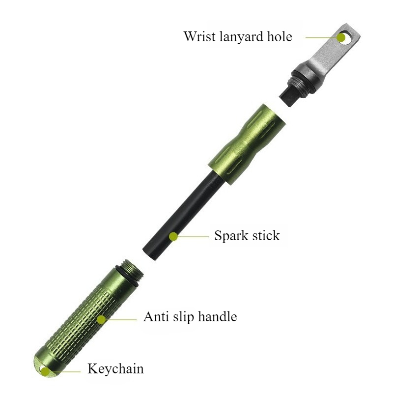 Fire Starter Cube - Portable Waterproof Flint Emergency Fire Starter