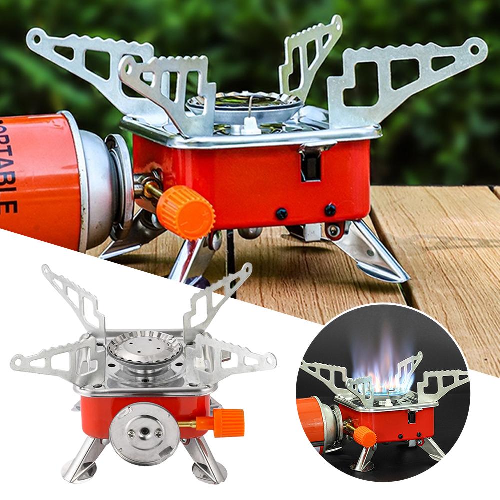 Camping Cooking Wood Stove - Portable Burner Camping Foldable Windproof Outdoor