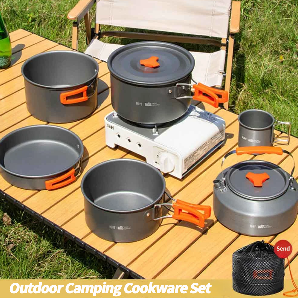 Camping Cooking Unit - Camping Cookware Set Outdoor Cooking Ultralight