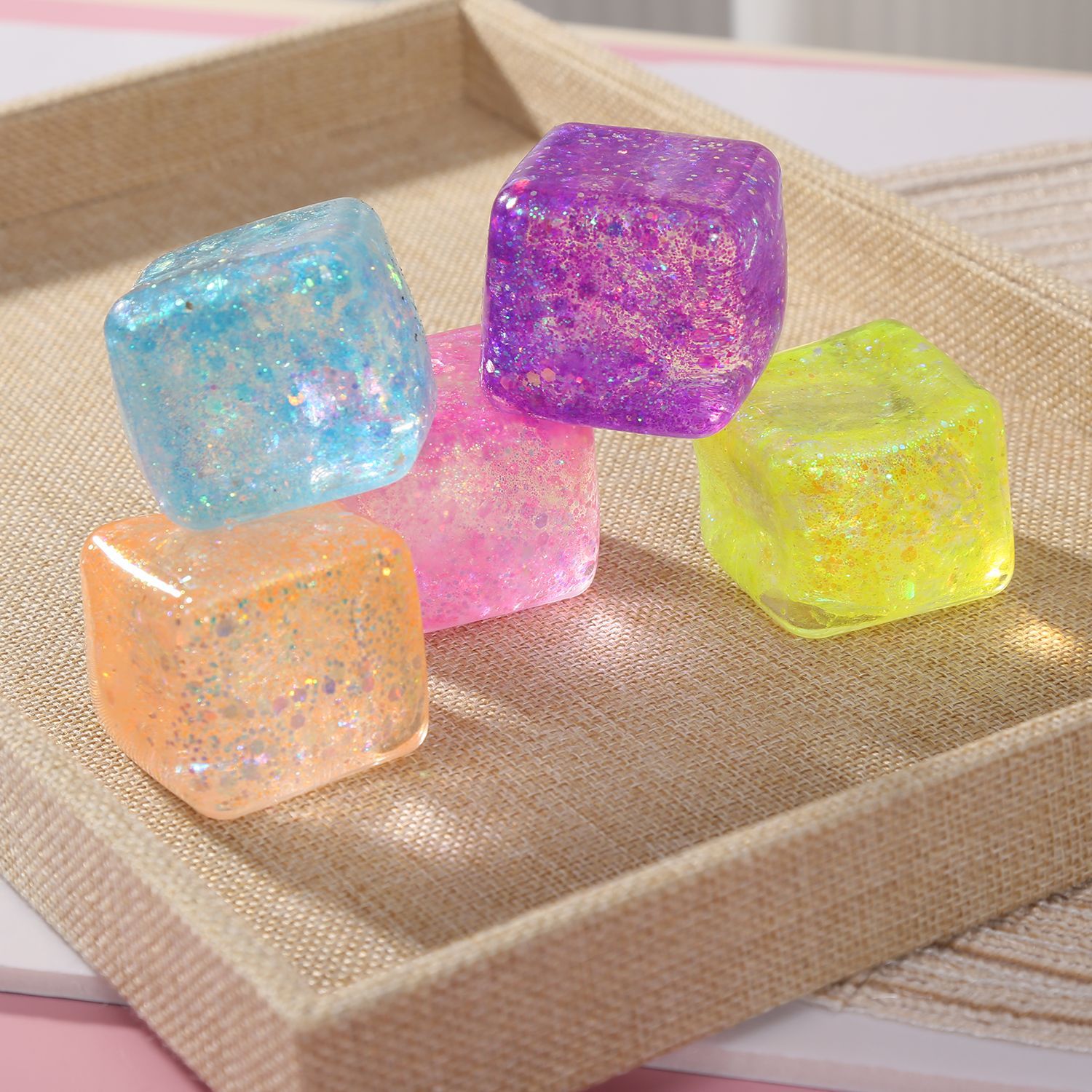 Fire Starter Cube - Maltose Cube Stress Squeeze Toy Ice