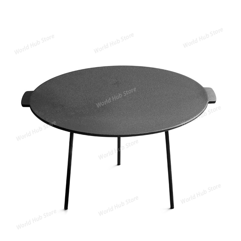 Outdoor Camping round BBQ Gril - Camping Cooking Table บทวิจารณ์และราคา