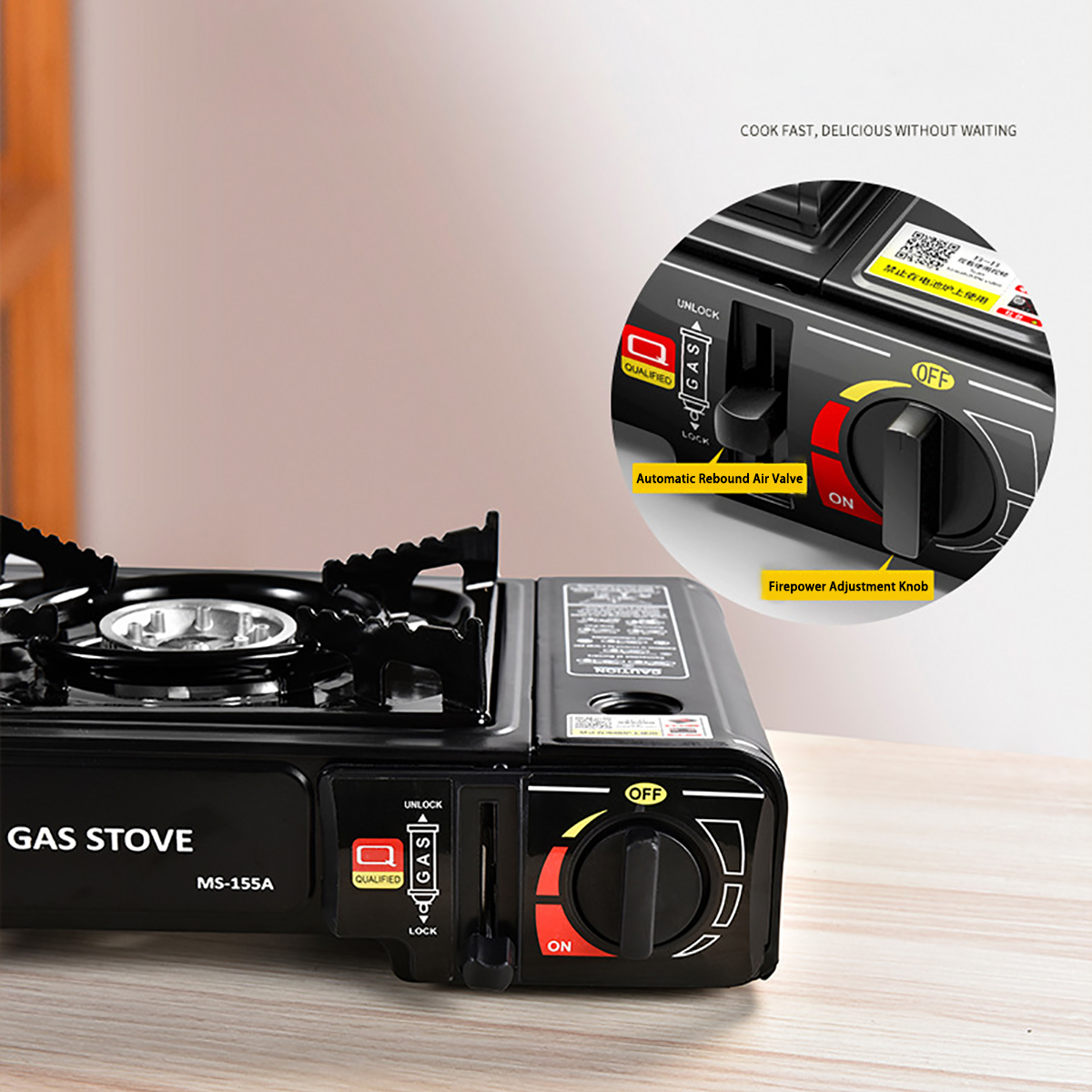 2900W Outdoor Portable Butane  - Camping Cooking Flame บทวิจารณ์และราคา