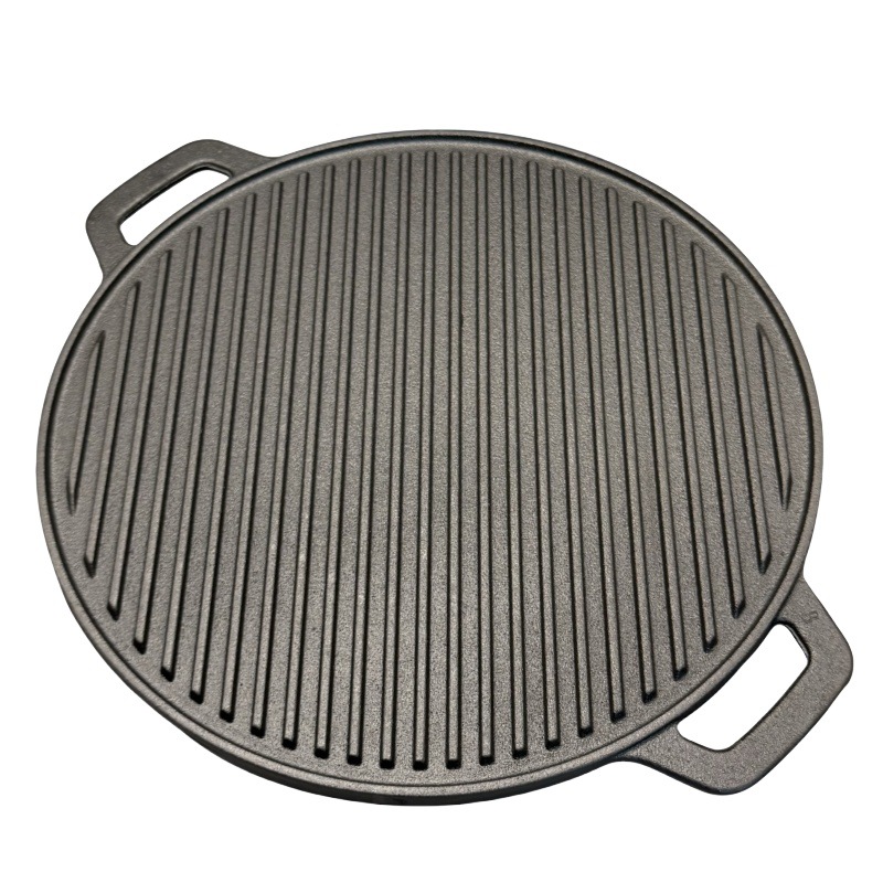 Double Sided Striped Cast Iron - Skillet Cast Iron Camp บทวิจารณ์และราคา