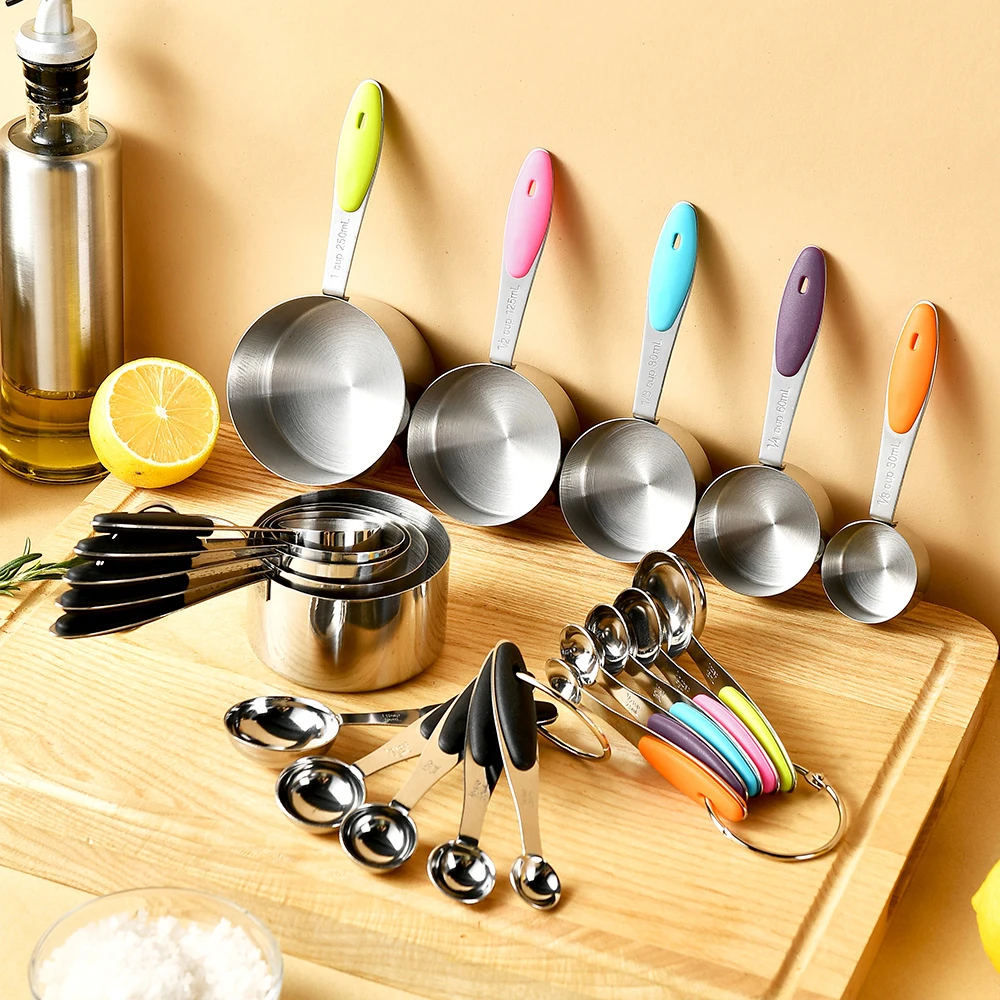 5/10Pcs Stainless Steel Measur - Camping Cooking Tool Set บทวิจารณ์และราคา