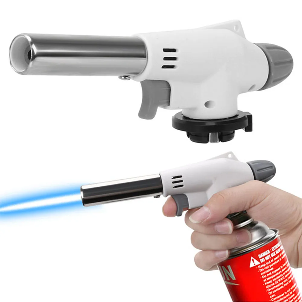 Portable Metal Flame Gun Butan - Camping Cooking Flame บทวิจารณ์และราคา