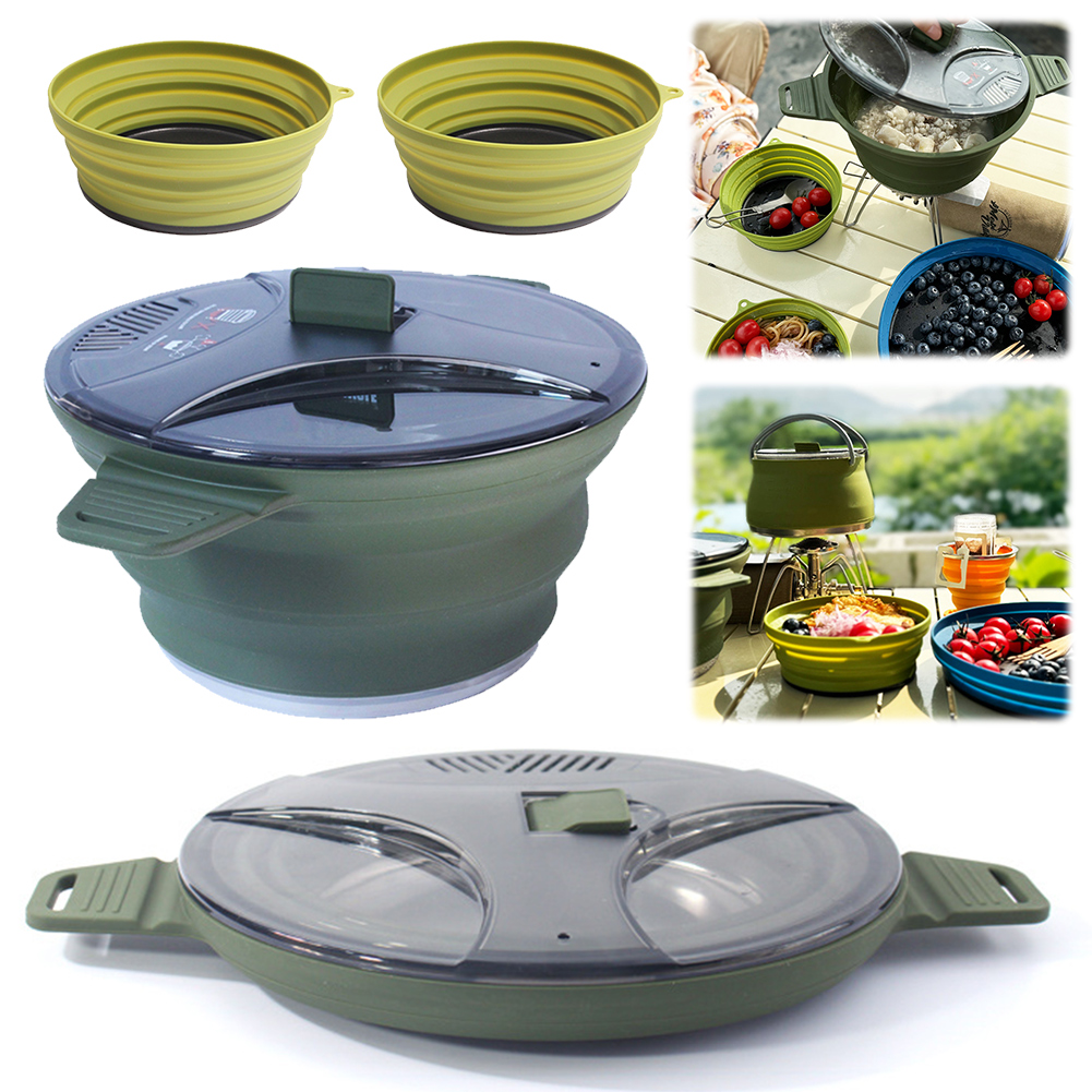 Outdoor Camping Folding Pot, S - Camping Outdoor Cooking Set บทวิจารณ์และราคา