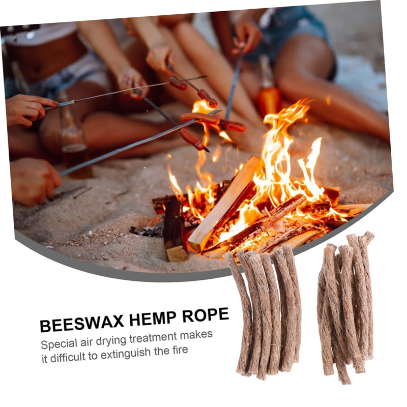 12/24Pcs Survival Wick Hemp Co - Camping Cooking Wood Stove บทวิจารณ์และราคา