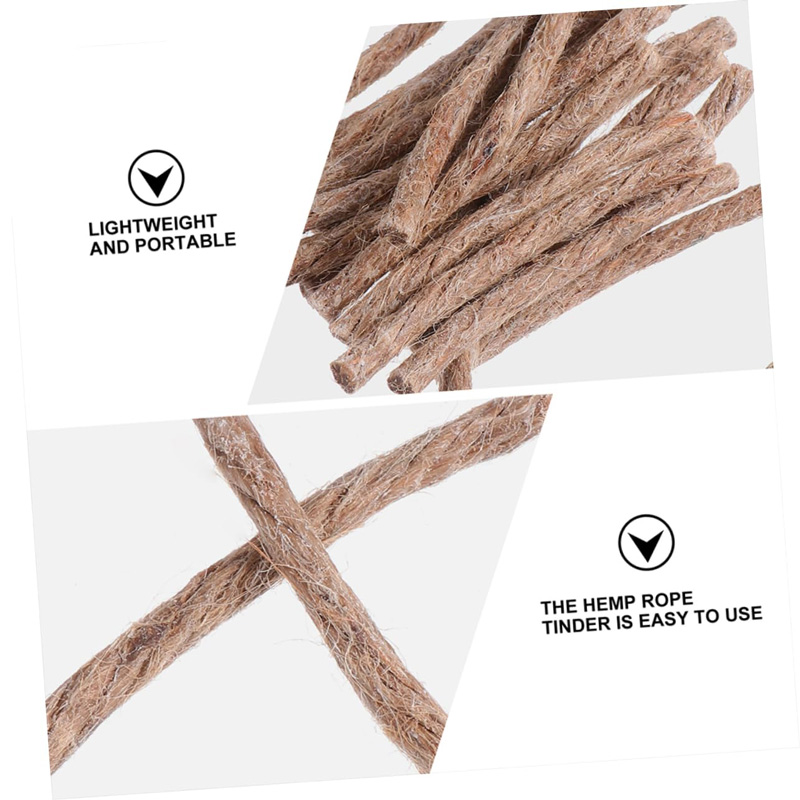 12/24Pcs Survival Wick Hemp Co - Camping Cooking Wood Stove บทวิจารณ์และราคา