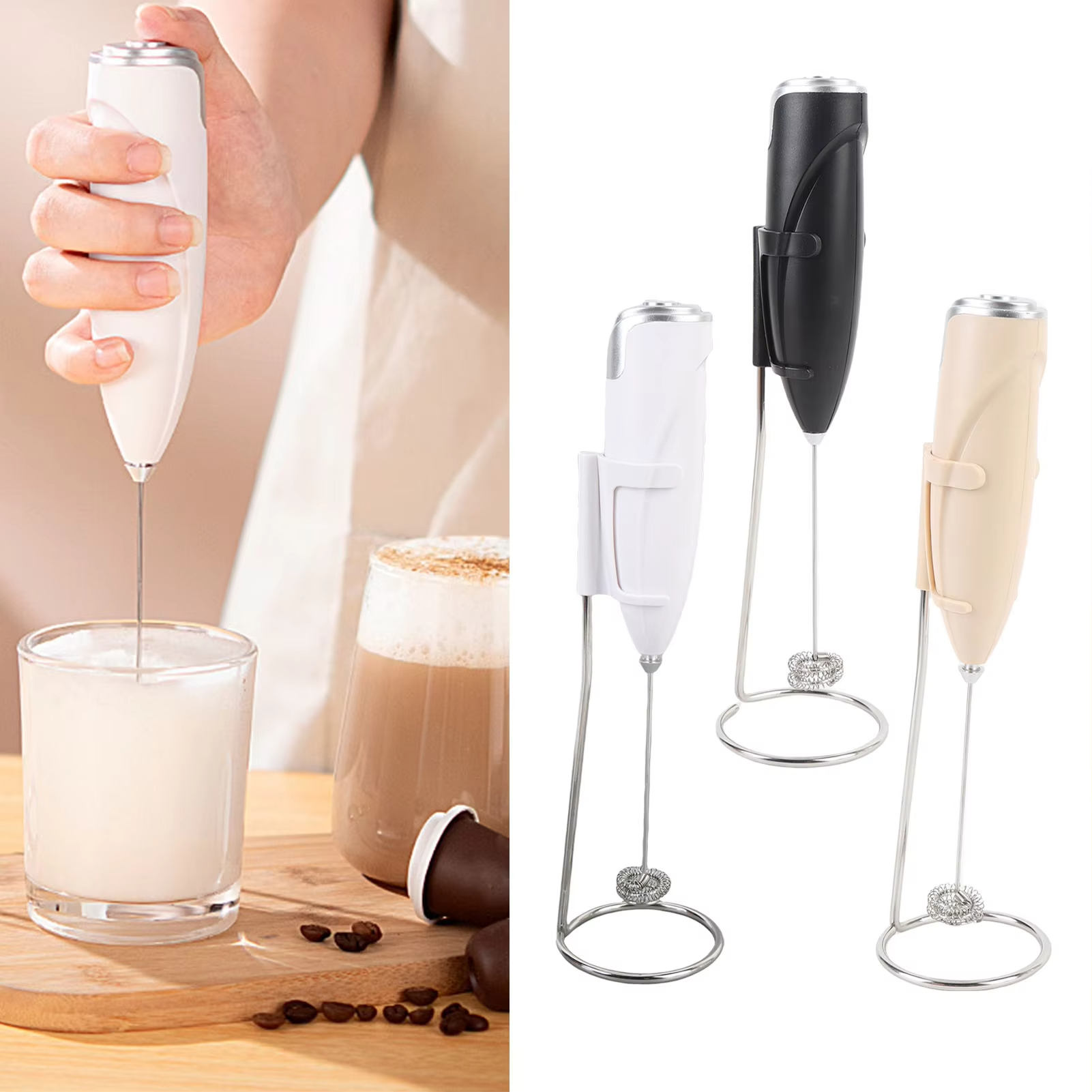 1 Set of Electric Milk Mixer + - Camping Cooking Tool Set บทวิจารณ์และราคา