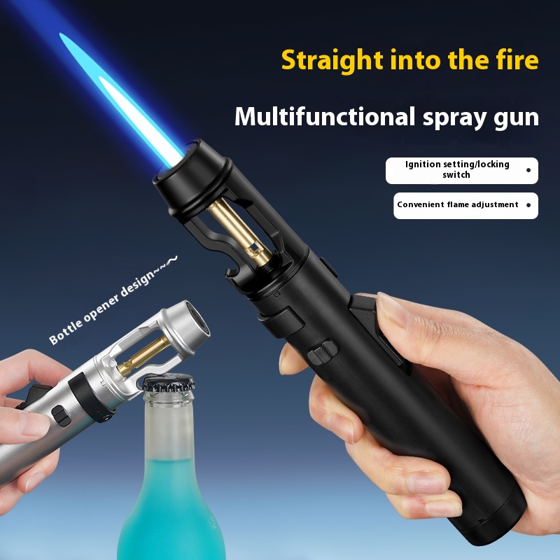 Metal Windproof Jet Flame Ligh - Camping Cooking Flame บทวิจารณ์และราคา