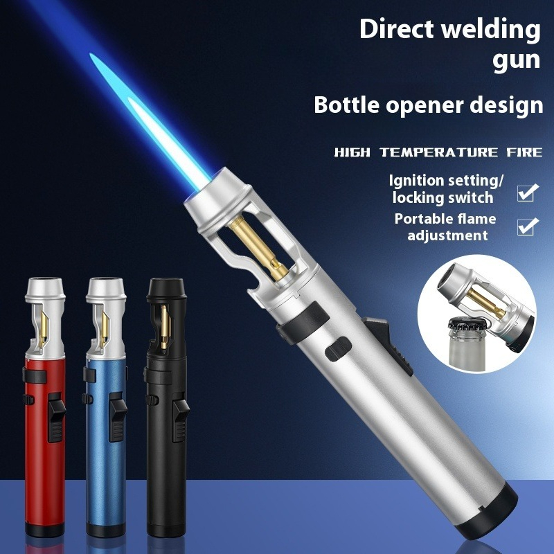 Metal Windproof Jet Flame Ligh - Camping Cooking Flame บทวิจารณ์และราคา