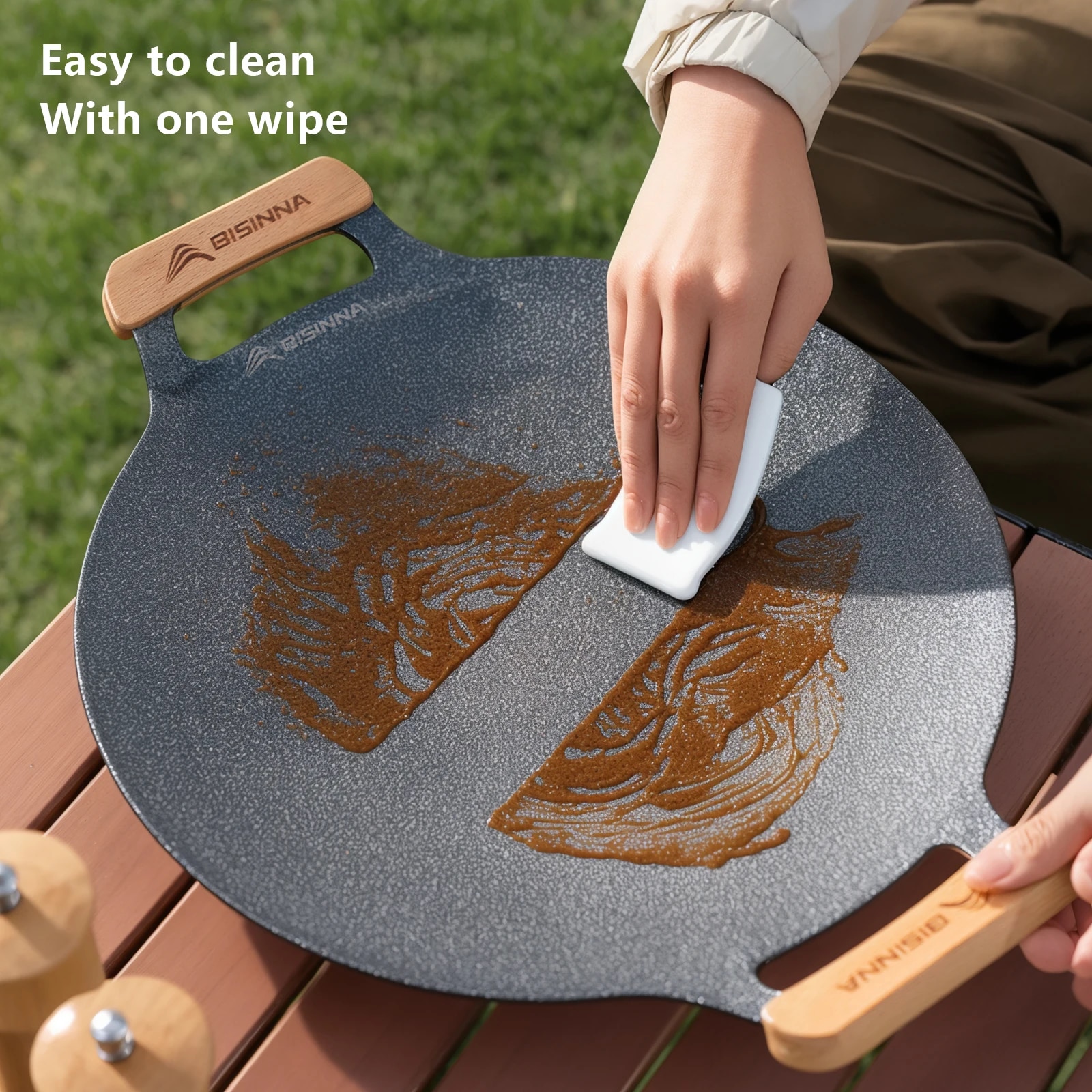 BISINNA 34CM Outdoor BBQ Grill - Camping Cooking Equipment บทวิจารณ์และราคา