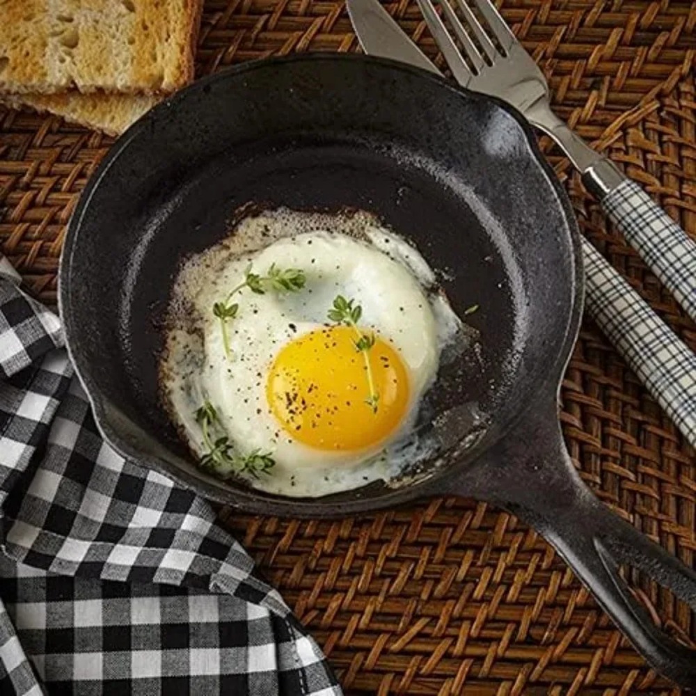1pcs 20CM Pre-seasoned Oven Sa - Skillet Cast Iron Camp บทวิจารณ์และราคา