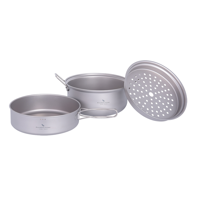 Boundless Voyage Titanium Stea - Camping Outdoor Cooking Set บทวิจารณ์และราคา