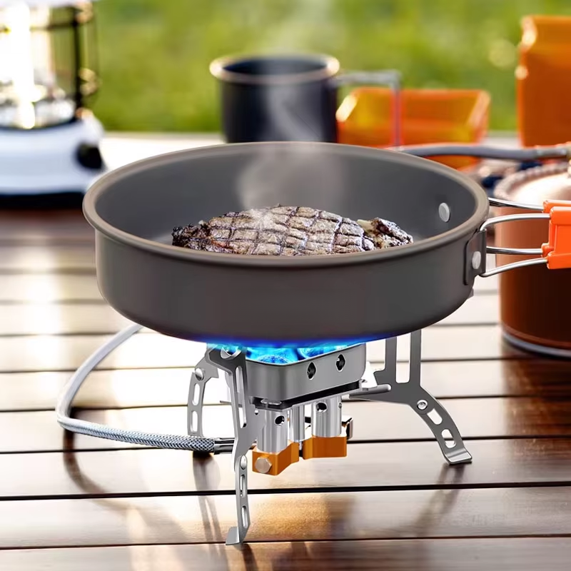 Three-head gas stove portable  - Camping Cooking Unit บทวิจารณ์และราคา