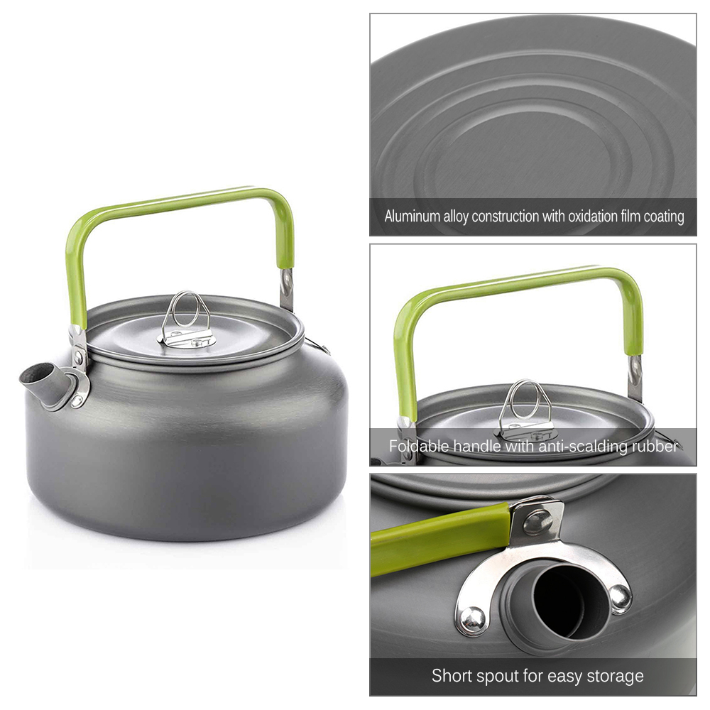 Portable Outdoor Water Kettle  - Camping Cooking Tool Set บทวิจารณ์และราคา
