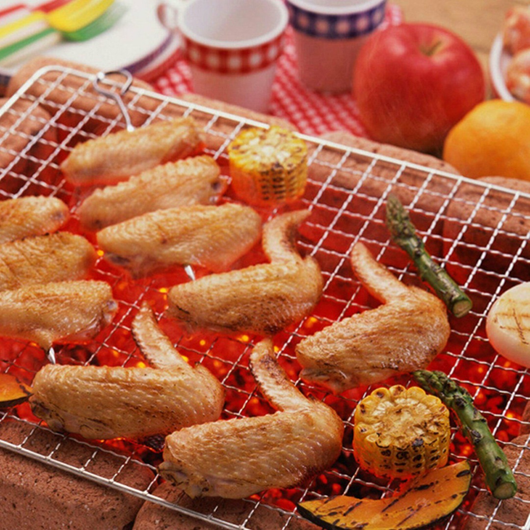 1pcs/2pcs 50 * 38cm BBQ Grill  - Camping Cooking Vegetables บทวิจารณ์และราคา