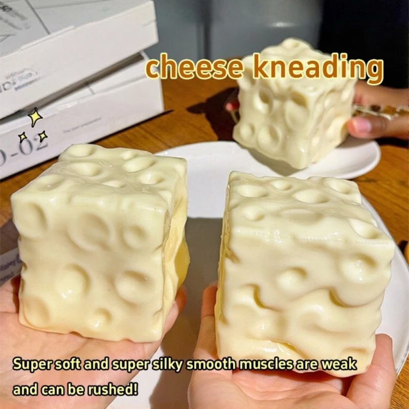 Taba Squishy Cheese Cube Stres - Fire Starter Cube บทวิจารณ์และราคา