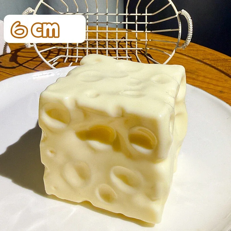 Taba Squishy Cheese Cube Stres - Fire Starter Cube บทวิจารณ์และราคา