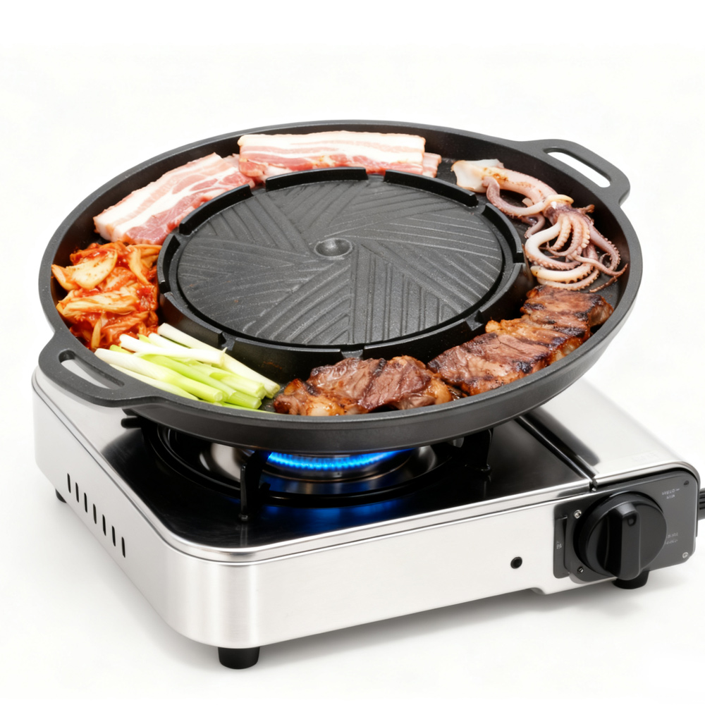 KOSUN Korean BBQ Grill Pan 2 i - Camping Cooking Equipment บทวิจารณ์และราคา