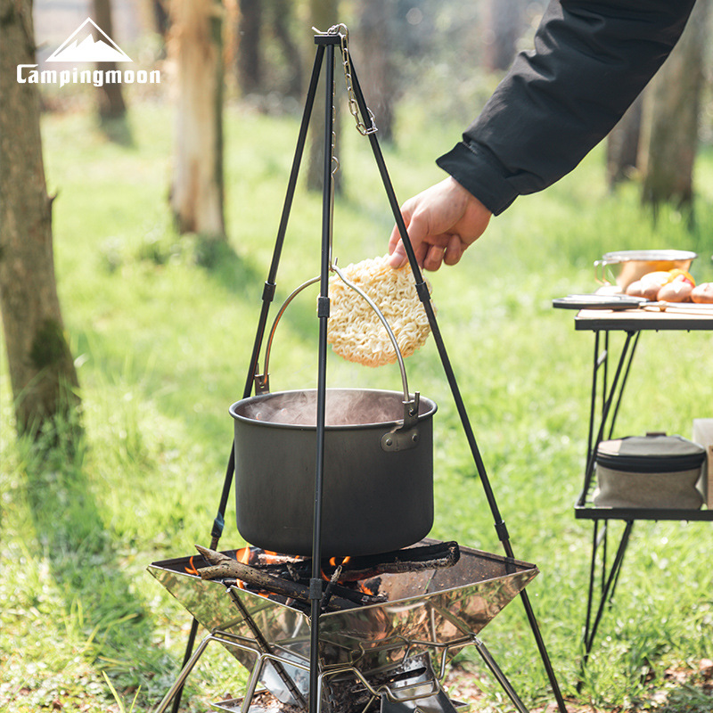CAMPINGMOON MS-105-BK MS-105-B - Camping Cooking Multi Tool บทวิจารณ์และราคา