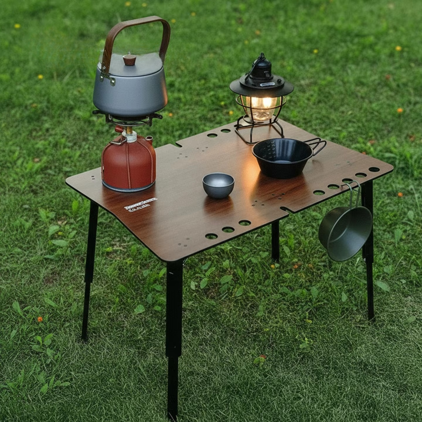 Outdoor Aluminum Folding Table - Camping Cooking Table บทวิจารณ์และราคา