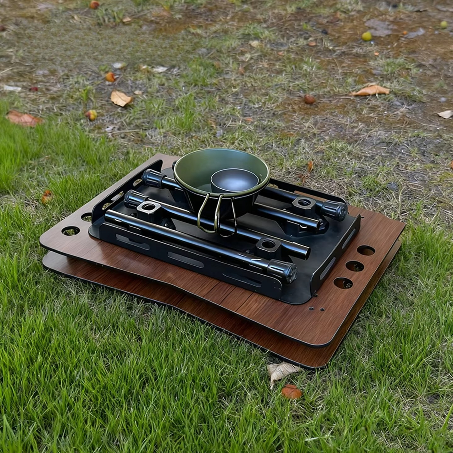 Outdoor Aluminum Folding Table - Camping Cooking Table บทวิจารณ์และราคา