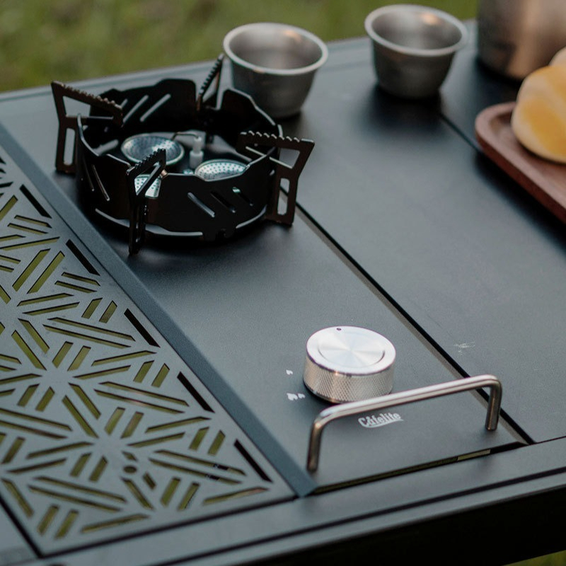 Mini Split Gas Stove Half Unit - Camping Cooking Table บทวิจารณ์และราคา