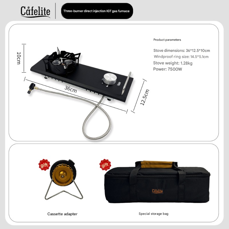Mini Split Gas Stove Half Unit - Camping Cooking Table บทวิจารณ์และราคา