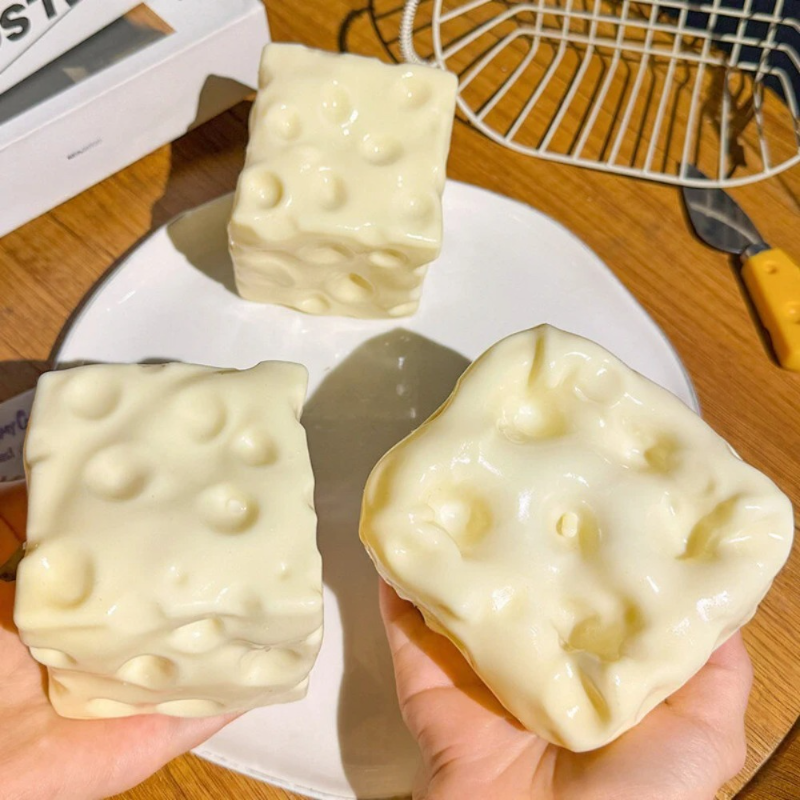 Taba Squishy Cheese Cube Stres - Fire Starter Cube บทวิจารณ์และราคา