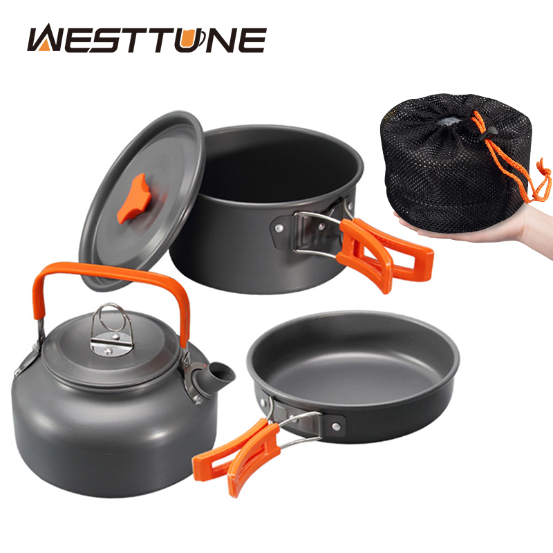WESTTUNE Camping Cookware Kit  - Camping Cooking Tool Set บทวิจารณ์และราคา