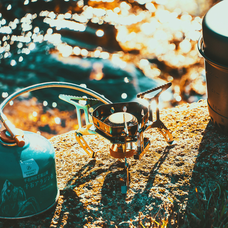Split-type portable windproof  - Camping Cooking Canister บทวิจารณ์และราคา