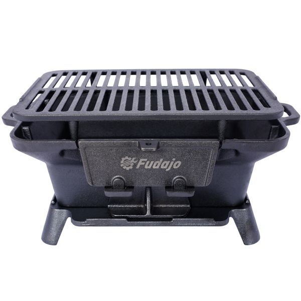 100% Cast Iron Enameled Outdoo - Skillet Cast Iron Camp บทวิจารณ์และราคา