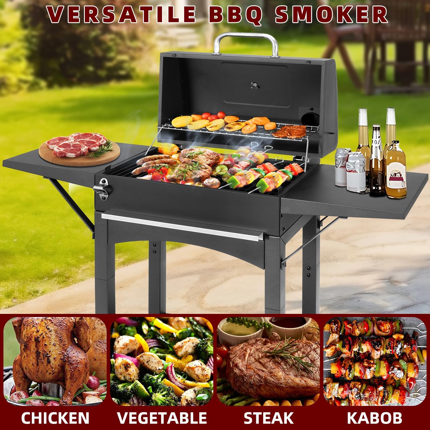 Outdoor Backyard Camping Picni - Camping Cooking Table บทวิจารณ์และราคา