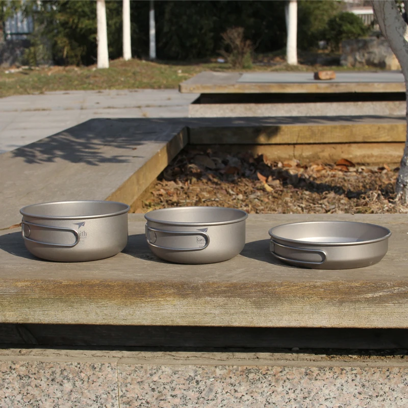 Keith 3PCS Titanium Cookware P - Camping Cooking Tool Set บทวิจารณ์และราคา