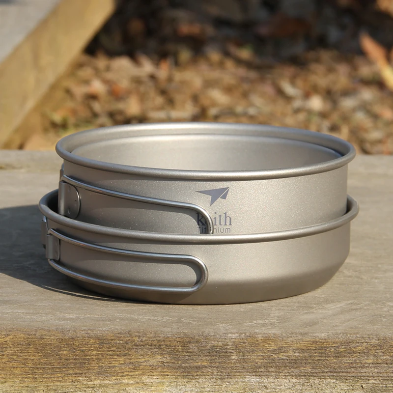 Keith 3PCS Titanium Cookware P - Camping Cooking Tool Set บทวิจารณ์และราคา