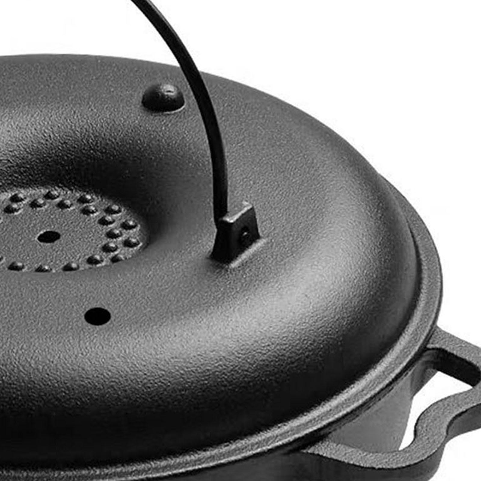 Turkey Roasting Pan Oven Roast - Skillet Cast Iron Camp บทวิจารณ์และราคา