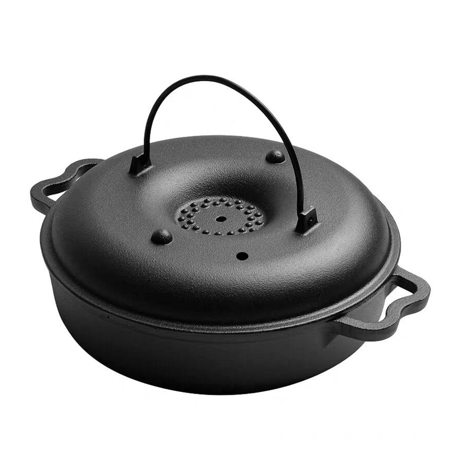 Turkey Roasting Pan Oven Roast - Skillet Cast Iron Camp บทวิจารณ์และราคา