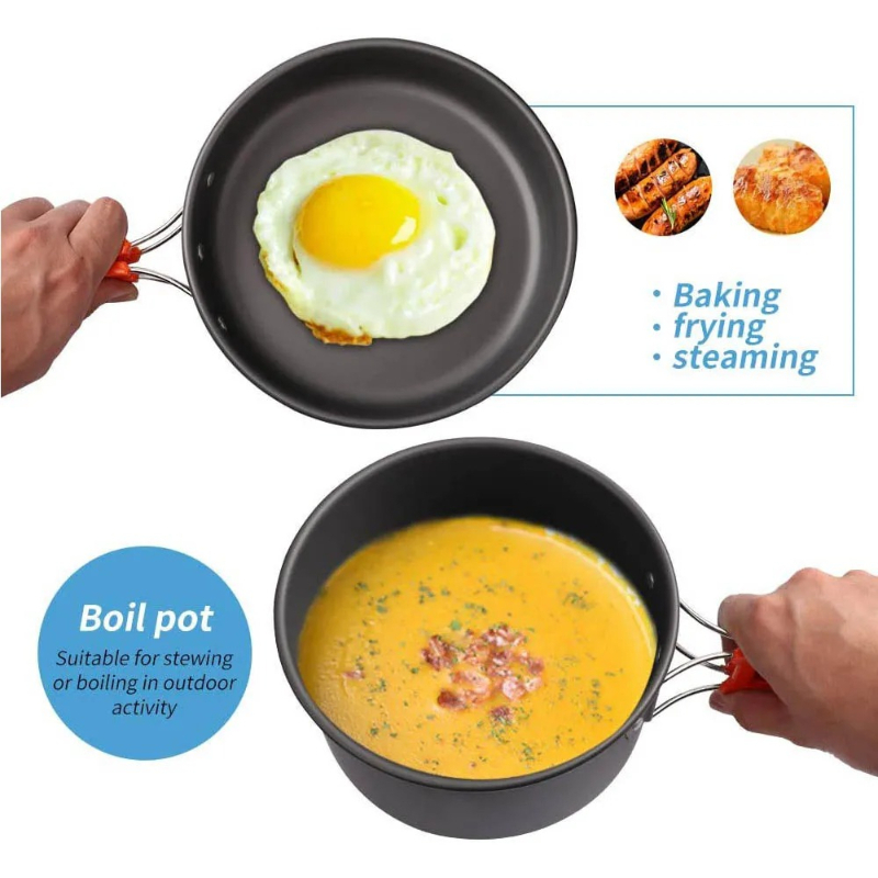 Camping Cooking Set, Outdoor K - Camping Cooking Unit บทวิจารณ์และราคา