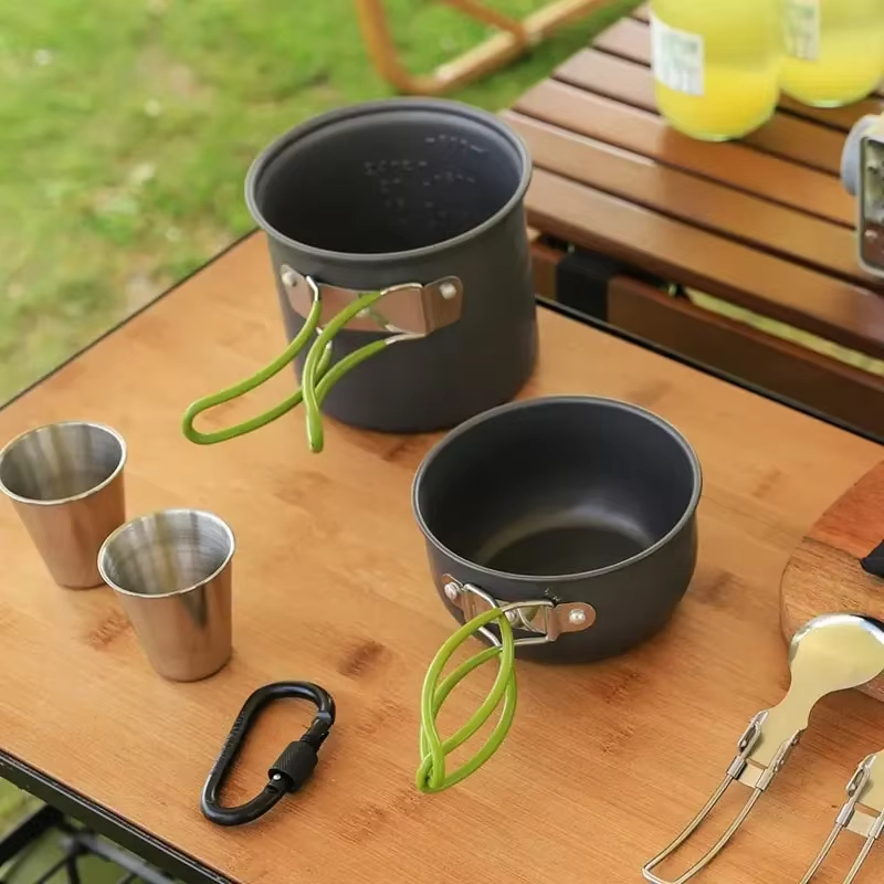 Outdoor Hiking Picnic Cookware - Camping Outdoor Cooking Set บทวิจารณ์และราคา