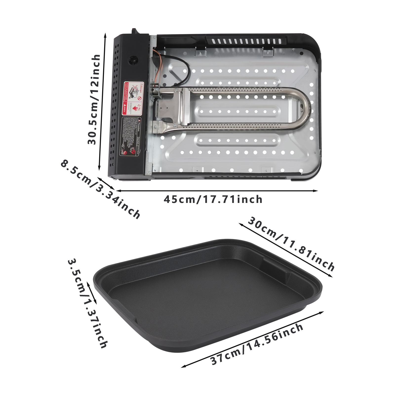 Black Rectangle Portable Butan - Camping Cooking Canister บทวิจารณ์และราคา