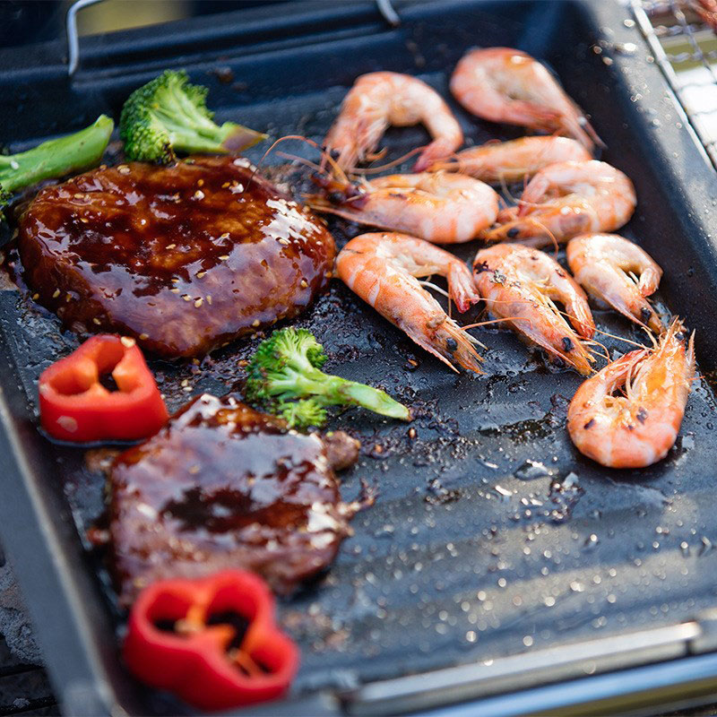 Outdoors Thick Square Grill Pa - Camping Cooking Equipment บทวิจารณ์และราคา