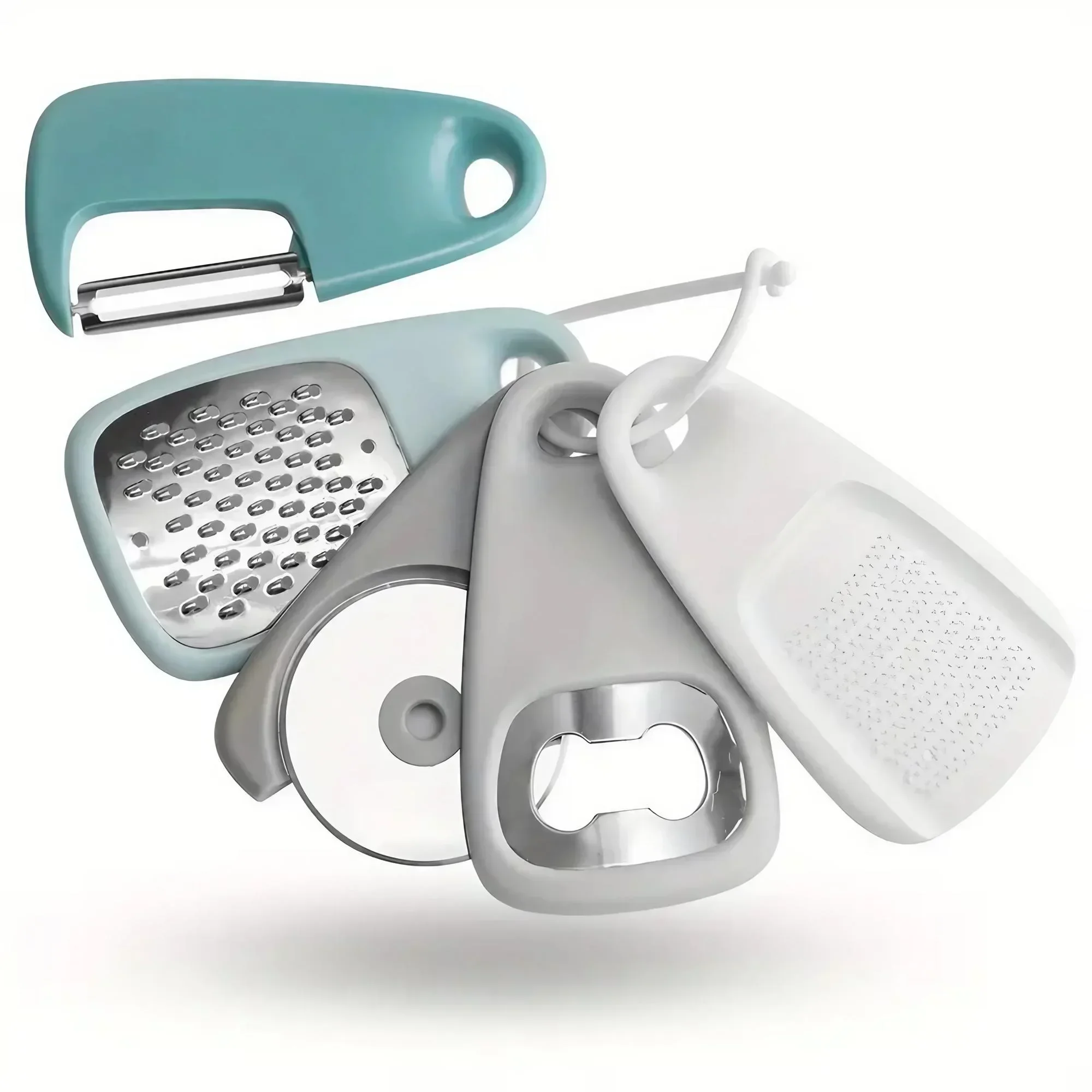 5PCS Kitchen Tool Set Peeler P - Camping Cooking Multi Tool บทวิจารณ์และราคา
