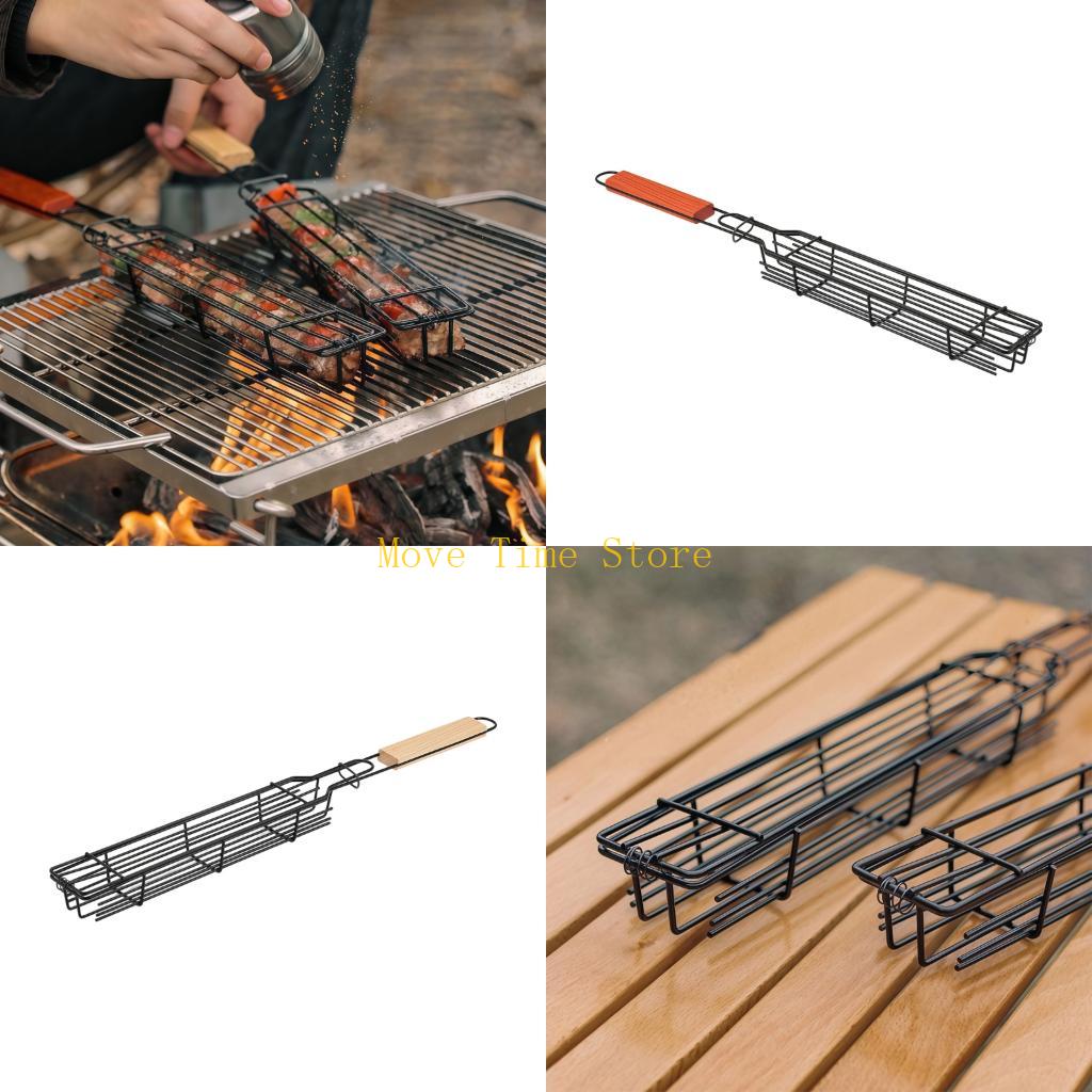 92ME Handle BBQ Grills Basket  - Camping Cooking Vegetables บทวิจารณ์และราคา