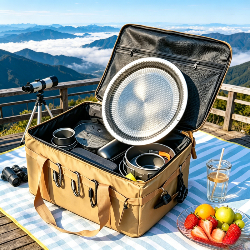 30L Khaki Foldable Oxford Tact - Camping Cooking Tool Set บทวิจารณ์และราคา