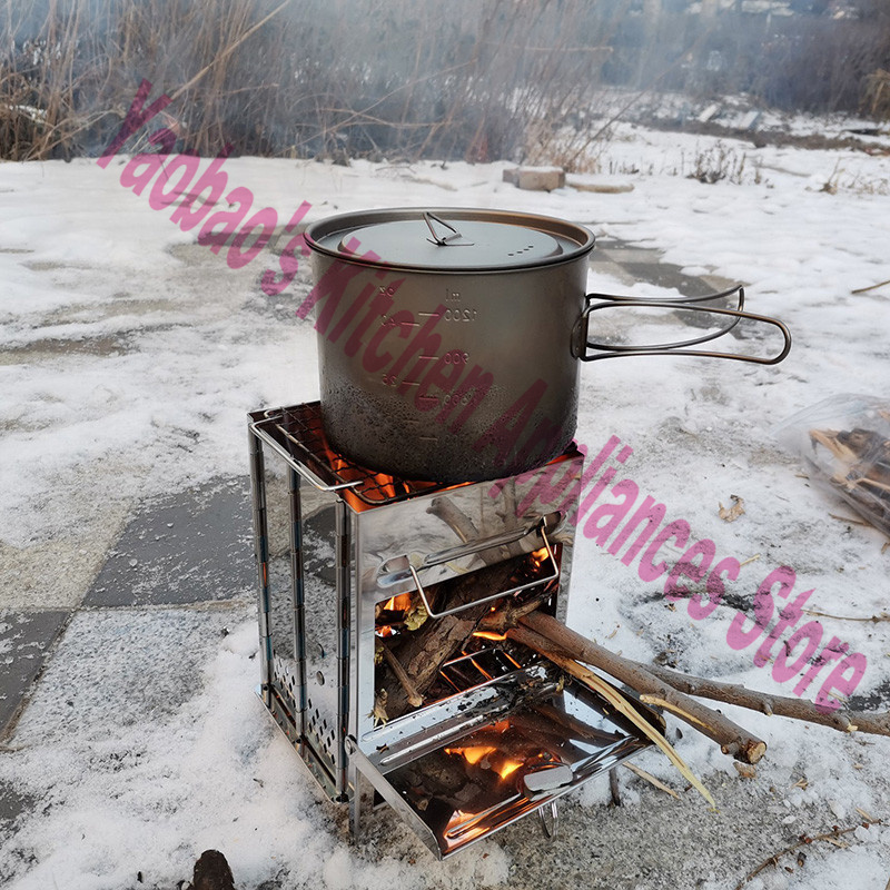 Wood Stove Outdoor Camping Equ - Camping Cooking Wood Stove บทวิจารณ์และราคา