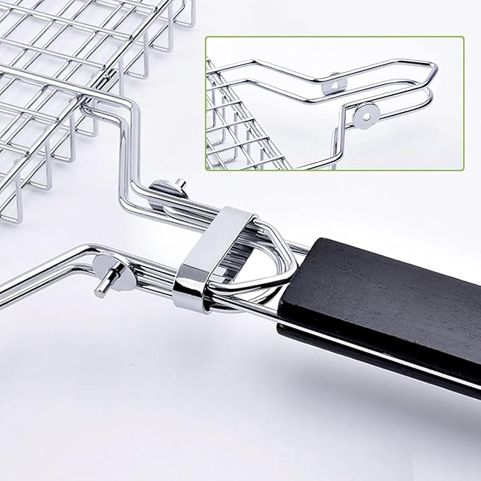 Grill Basket Large Portable Fo - Camping Cooking Vegetables บทวิจารณ์และราคา